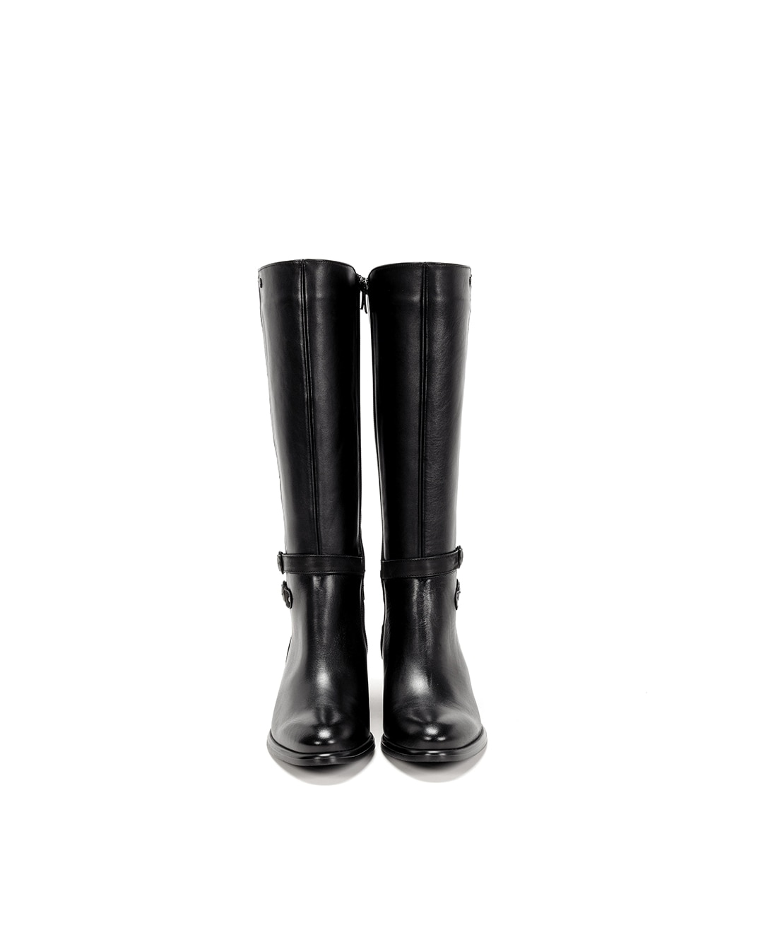 Botines de mujer fabricados en piel - Fluchos - Negro Negro-4