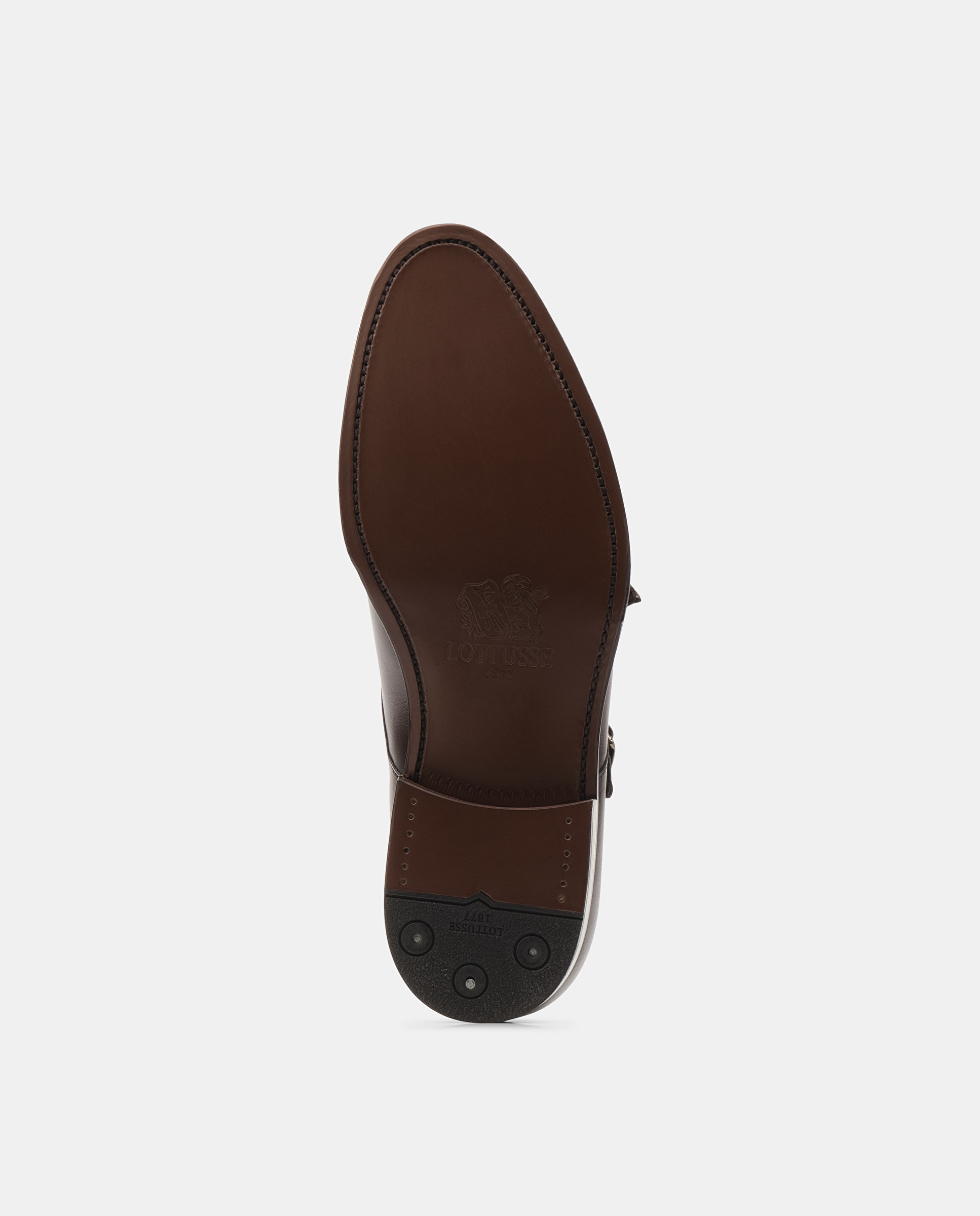 Zapatos de vestir premium de piel de vacuno de hombre - Moka Moka-5