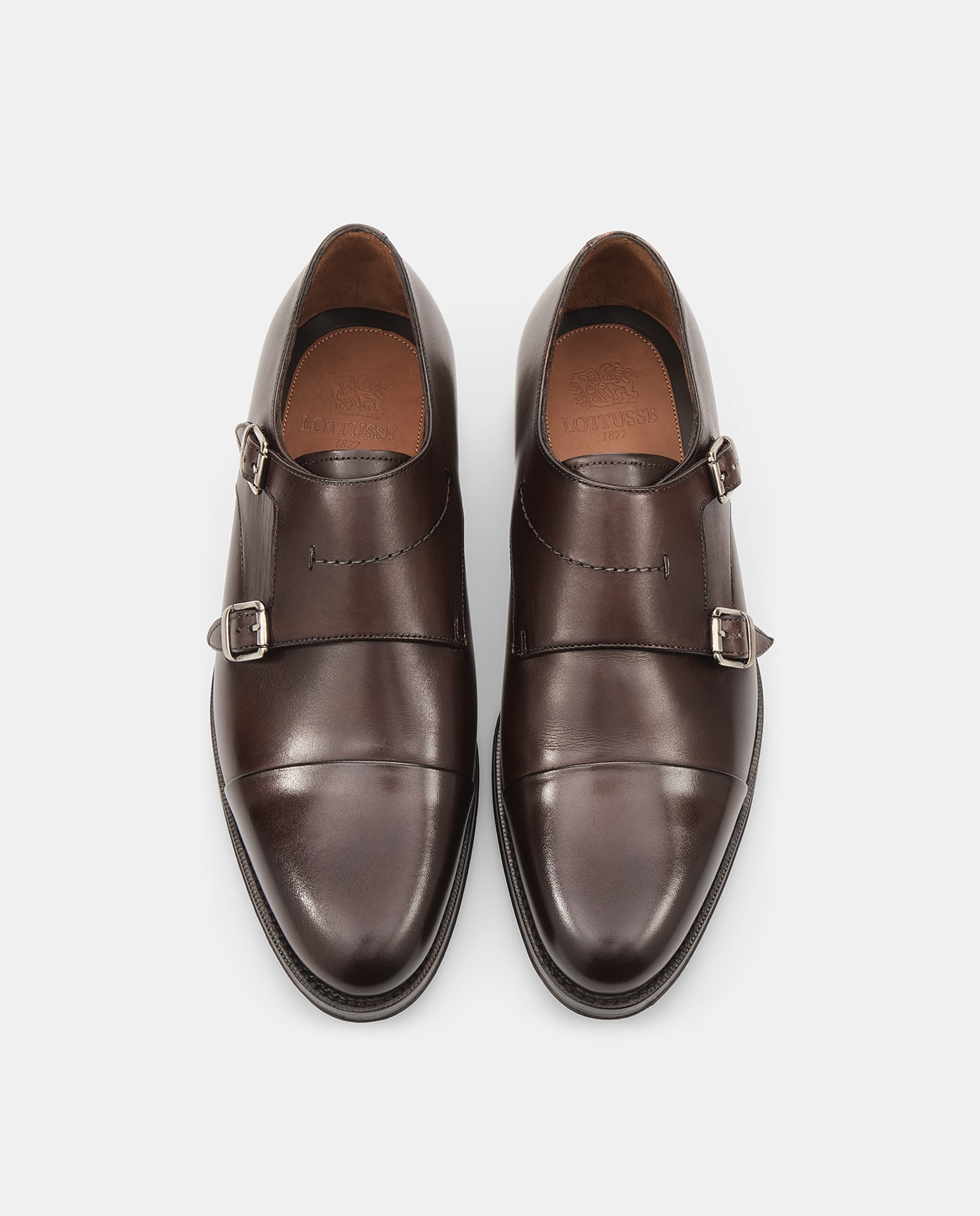 Zapatos de vestir premium de piel de vacuno de hombre - Moka Moka-6