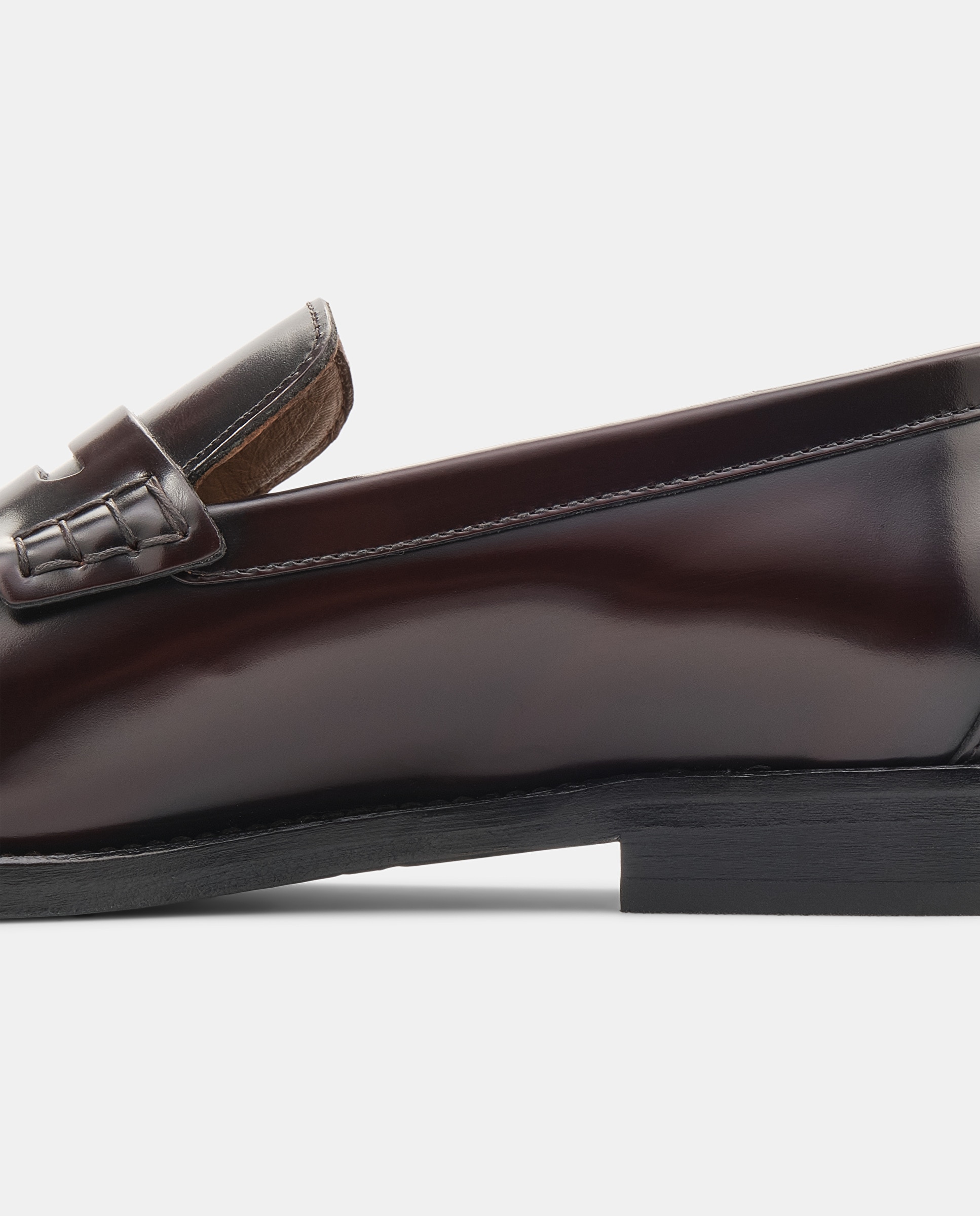 Mocasines chris de mujer de piel de vacuno - Lottusse - Burdeos Burdeos-4