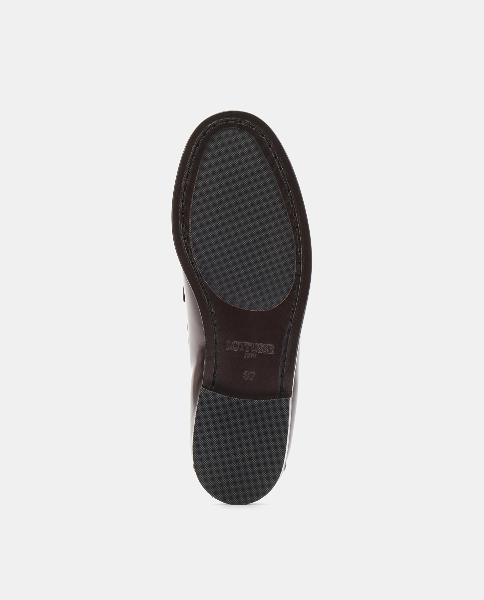 Mocasines chris de mujer de piel de vacuno - Lottusse - Burdeos Burdeos-5