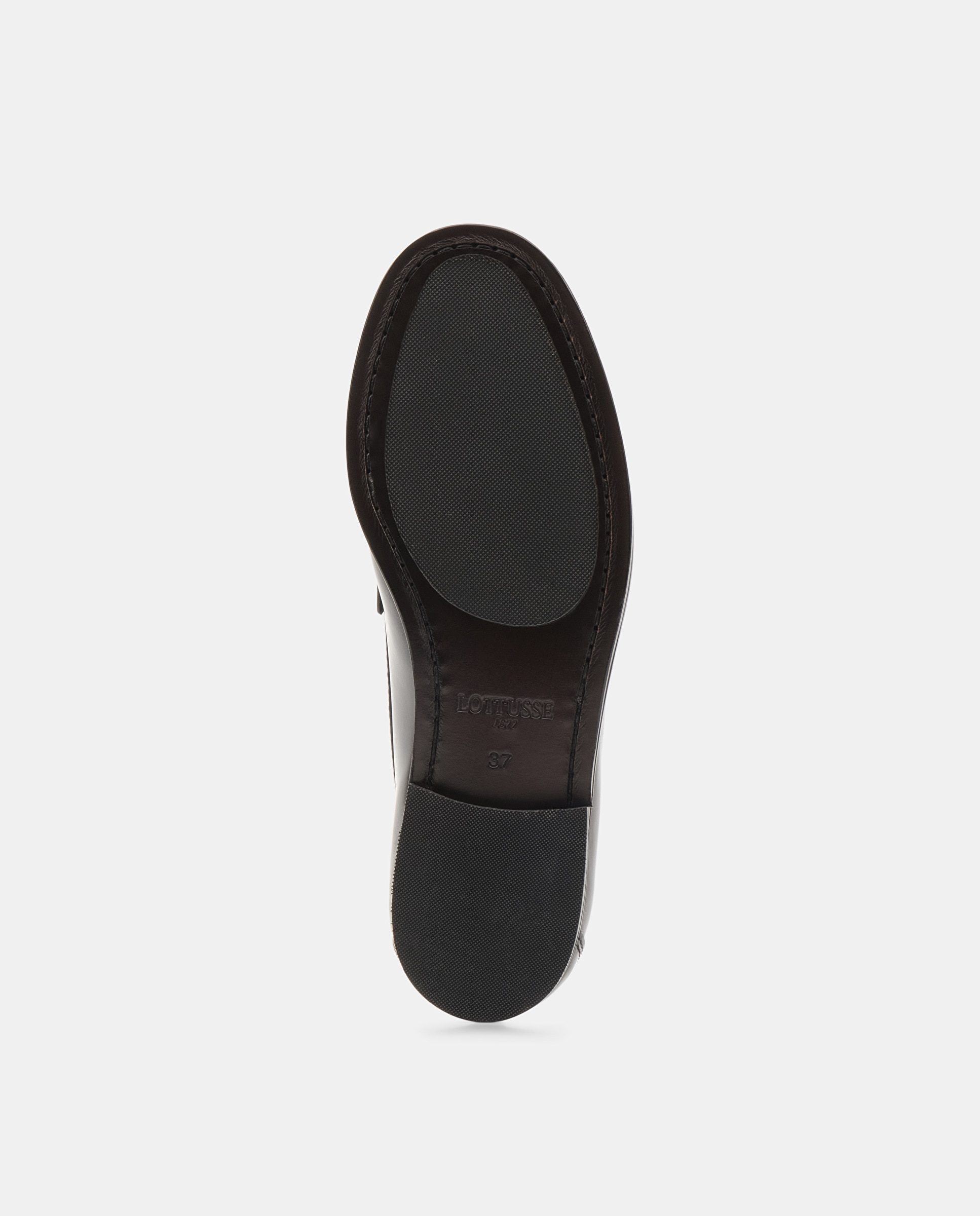 Mocasines de mujer chris de piel de vacuno - Lottusse - Negro Negro-5