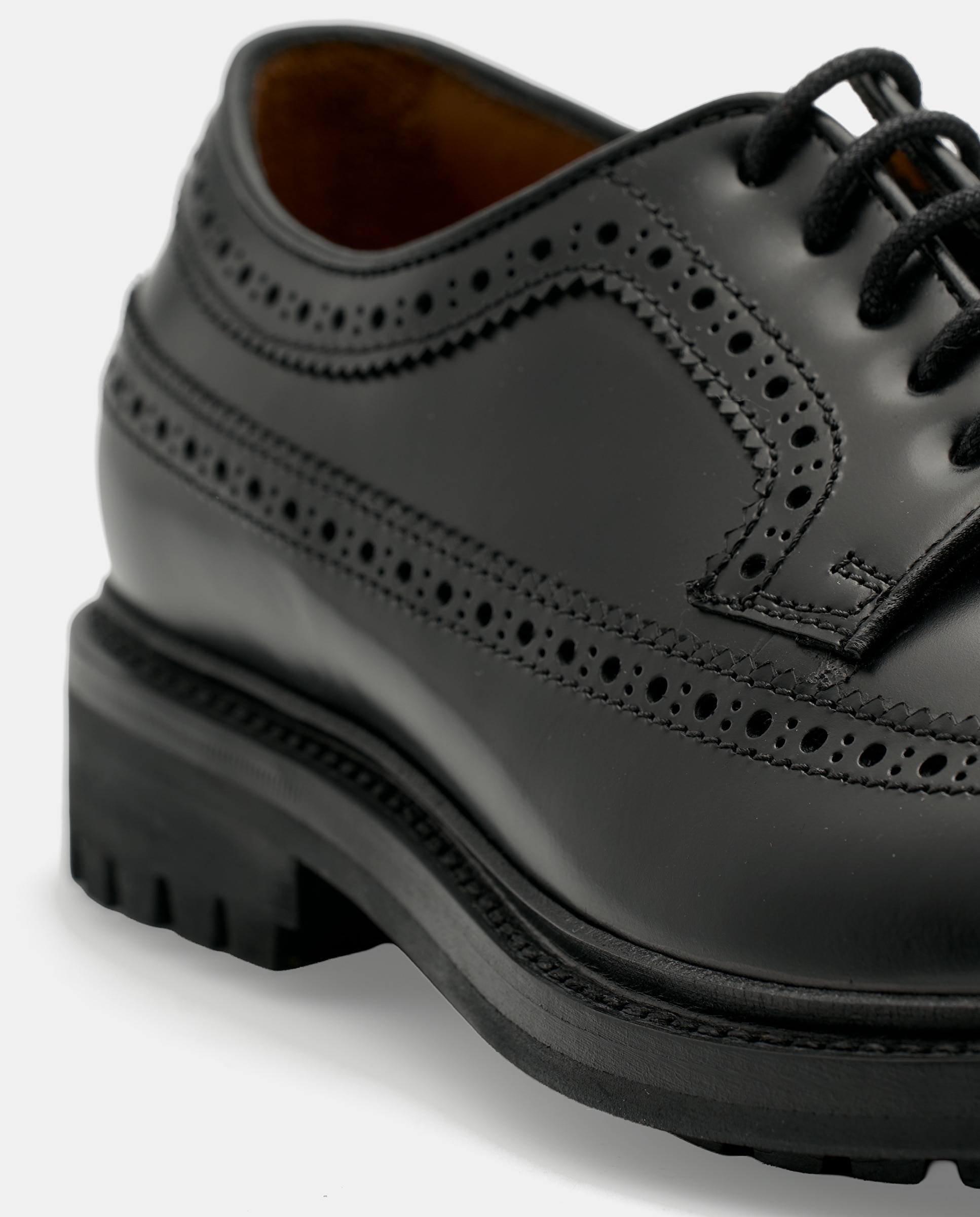 Zaptos de cordones walton de hombre de piel de vacuno - Lottusse - Negro Negro-4