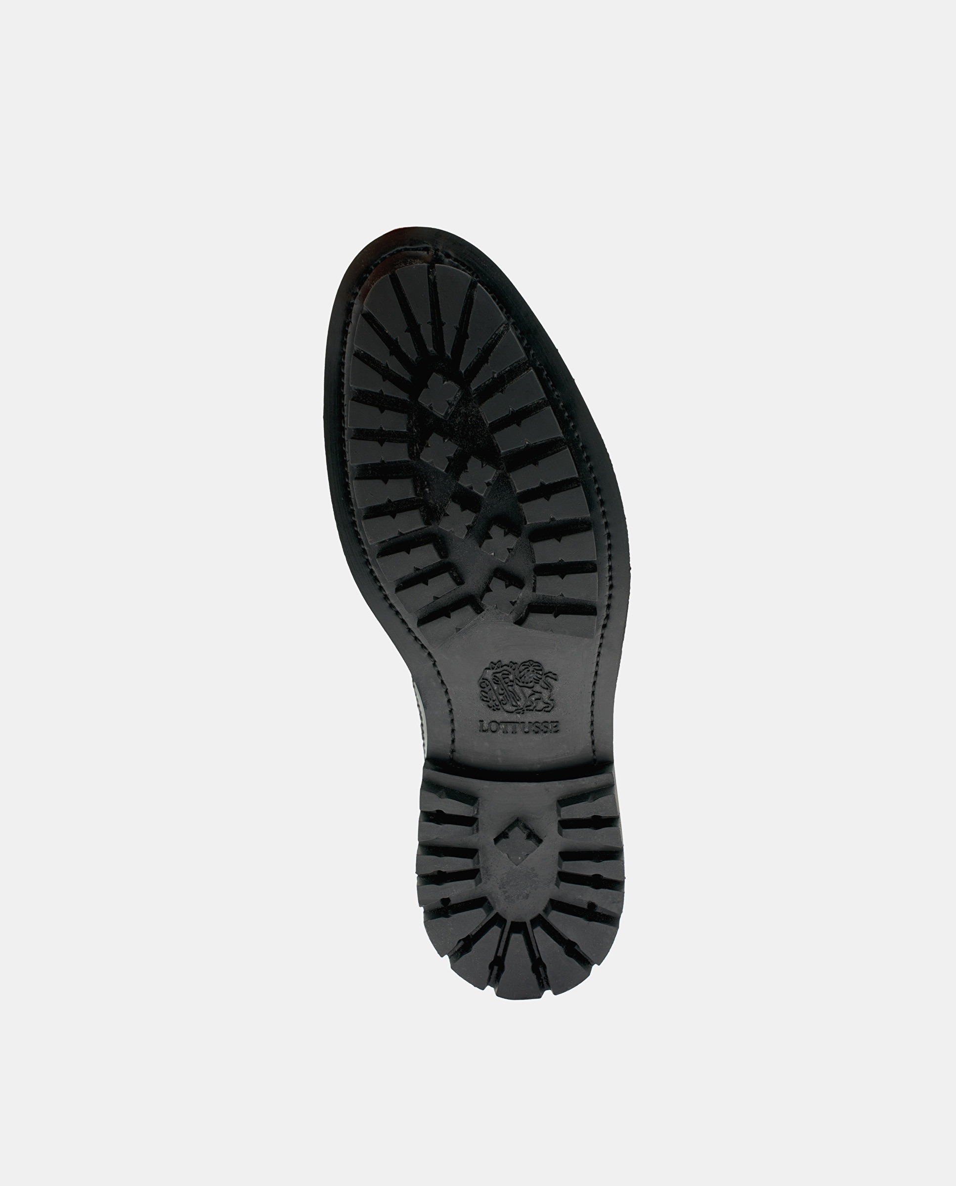 Zaptos de cordones walton de hombre de piel de vacuno - Lottusse - Negro Negro-5