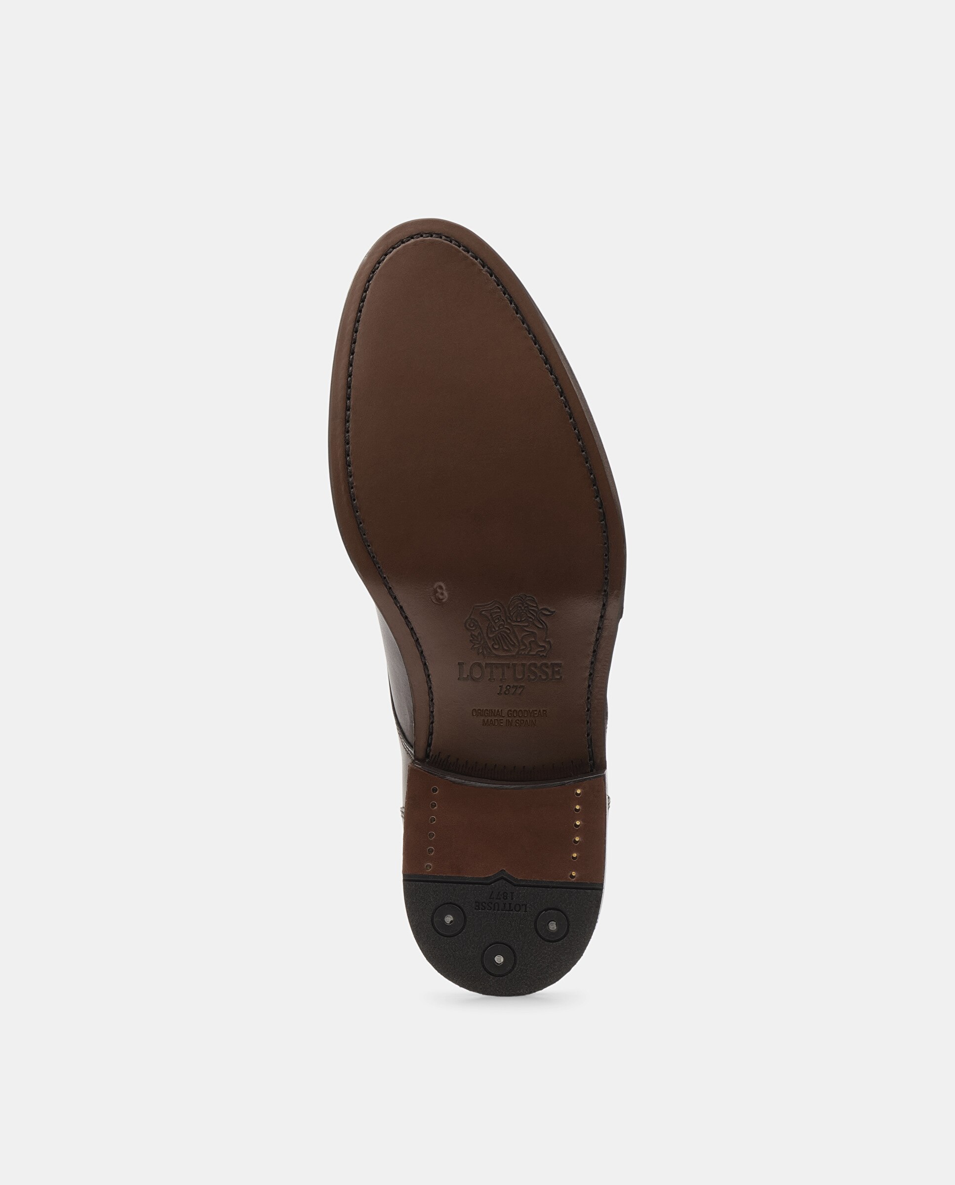 Imagen 5 de Zapatos de cordones premium de hombre de piel de vacuno - Lottusse - Moka Moka