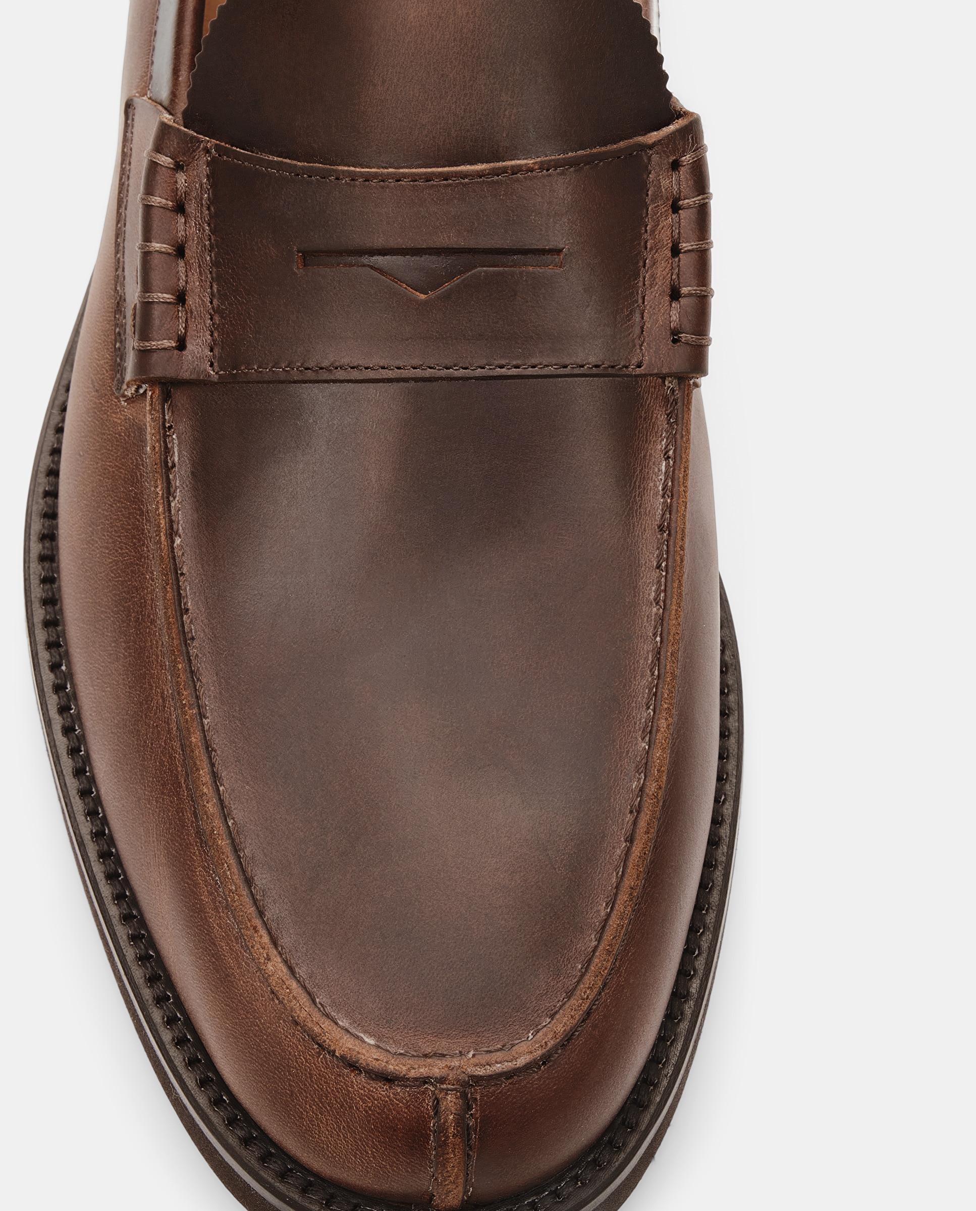 Imagen 4 de Zapato mocasín banda hombre piel - Lottusse - Marrón Marrón