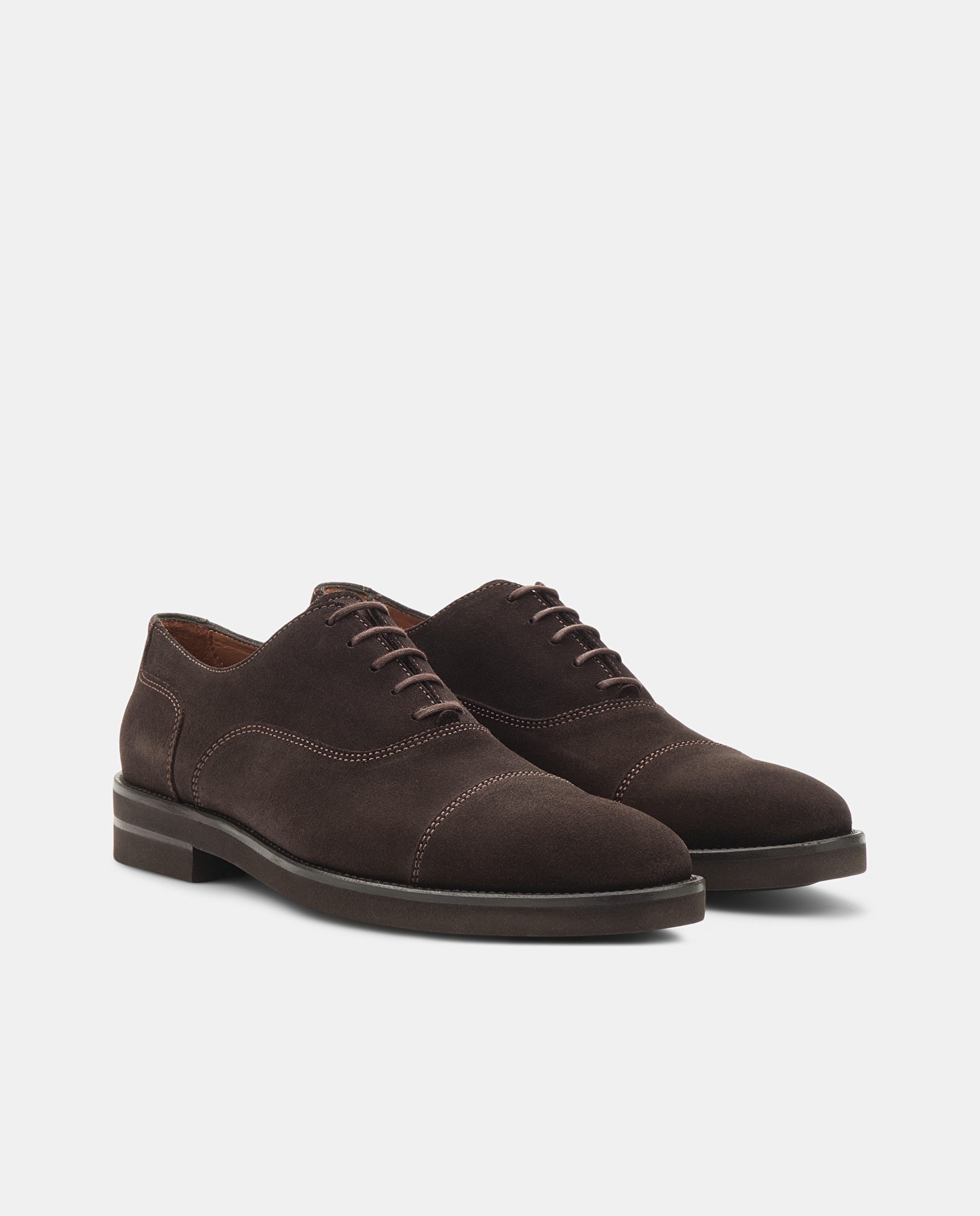 Zapatos oxford holborn de piel de vacuno de hombre - Lottusse - Moka Moka-3