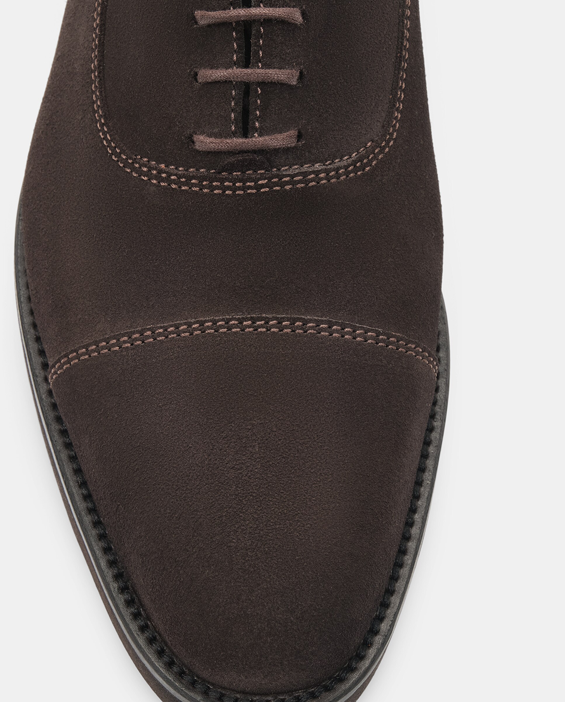 Zapatos oxford holborn de piel de vacuno de hombre - Lottusse - Moka Moka-4