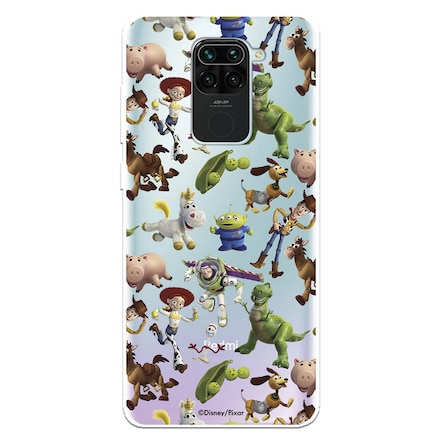 Funda para Xiaomi Redmi Note 9 Oficial de Disney Muñecos Toy Story Siluetas - Toy Story