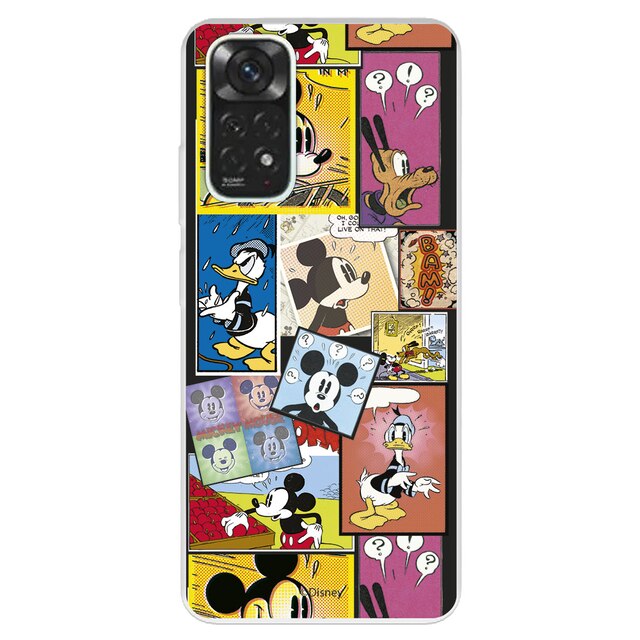 Funda Para Xiaomi redmi note 11 5g oficial de disney mickey comic transparente proteger tu