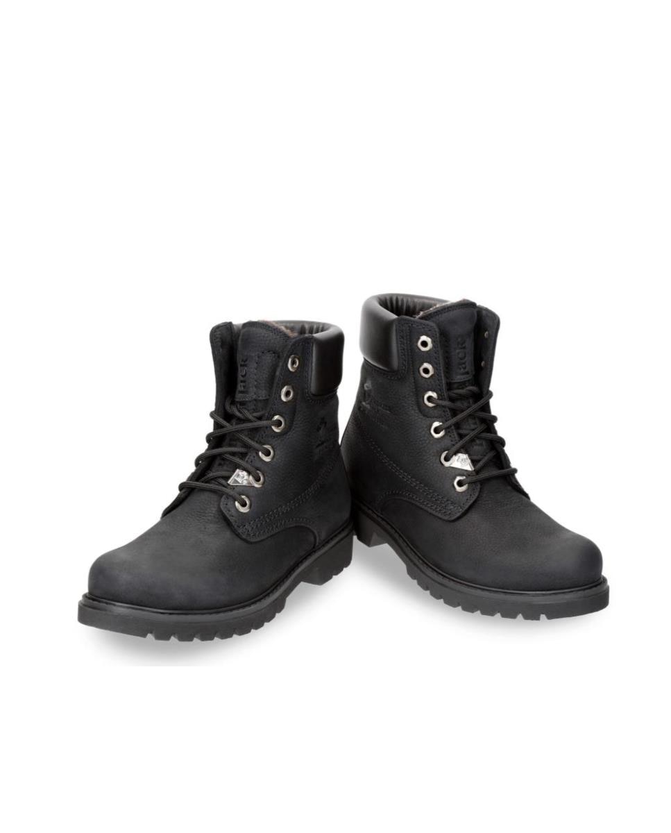 Botas militares en piel con forro de pelo sintético - Panama Jack - Negro Negro-2