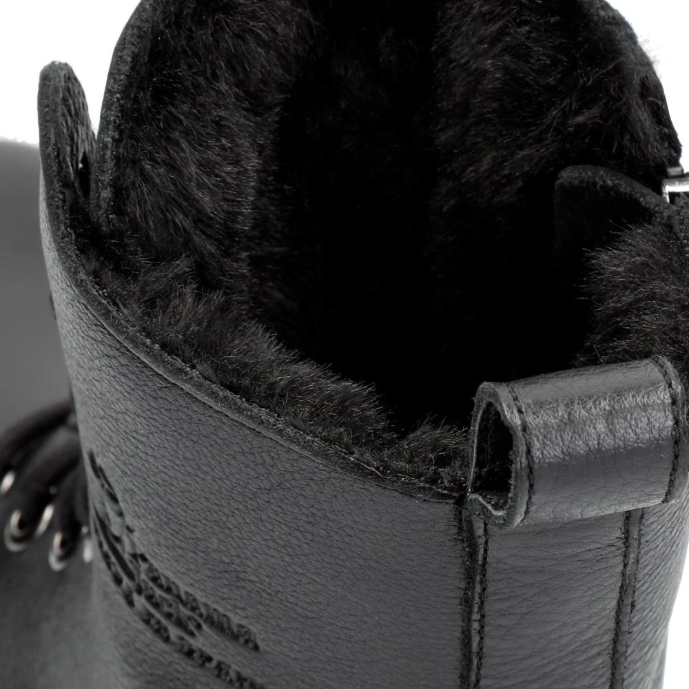 Botines Frisia de mujer en piel Waterproof con forro interior de pelo - Panama Jack - Negro Negro-6