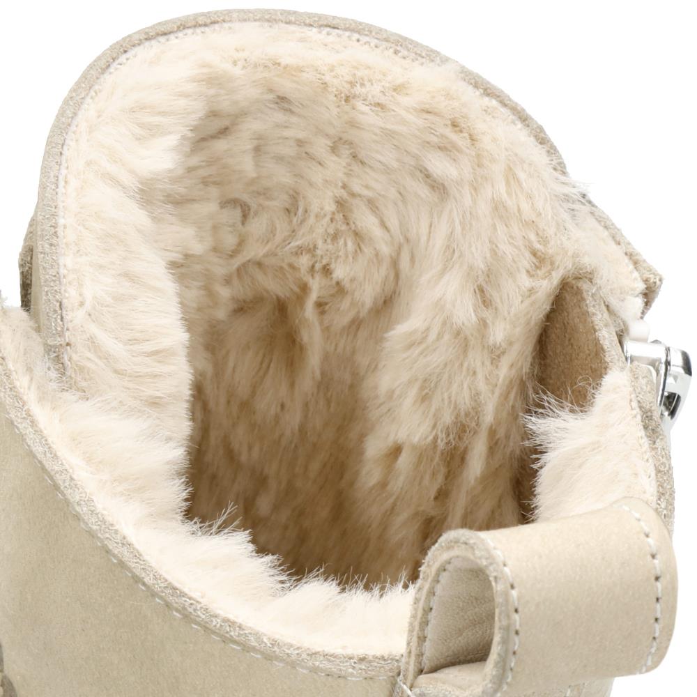 Imagen 5 de Botines Frisia de mujer en piel Waterproof con forro interior de pelo - Panama Jack - Crudo Crudo