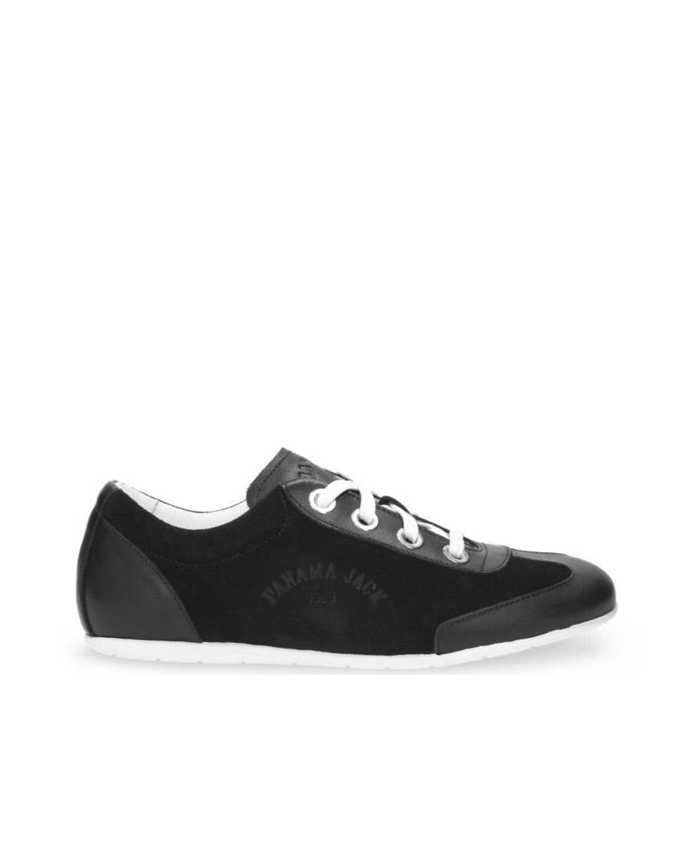 Panama Jack - Zapatos de cordones de mujer en piel con forro de piel.