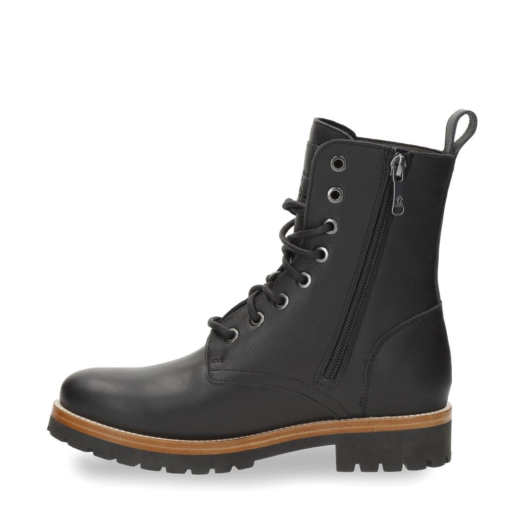 Botas militares en piel con forro de piel - Panama Jack - Negro Negro-7