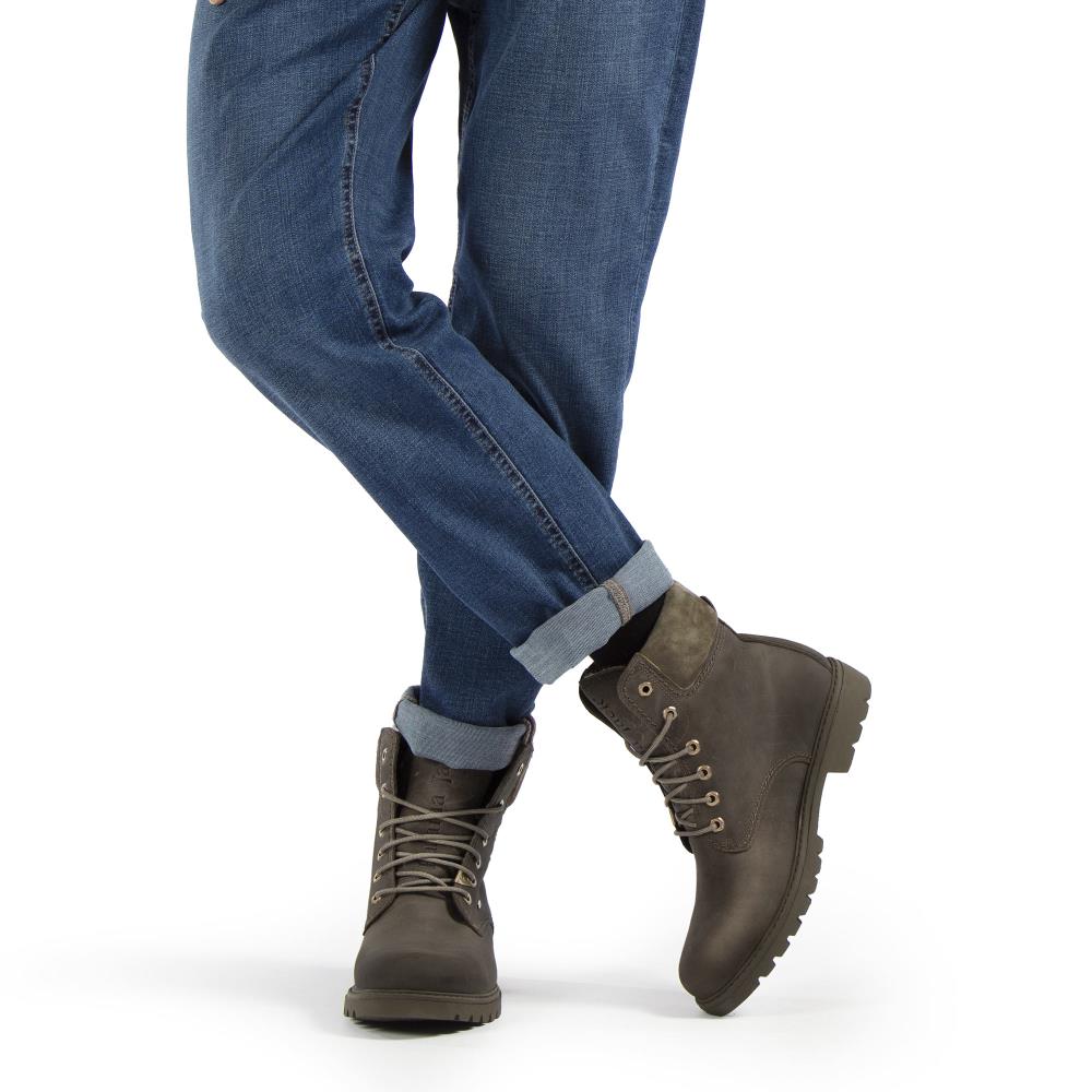 Imagen 2 de Bota de cordones en piel con forro de goretex - Panama Jack - Kaki Kaki