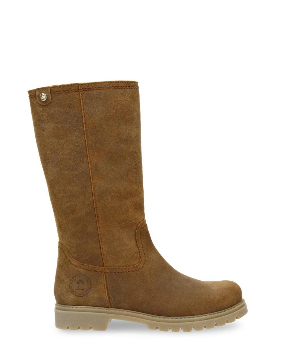 Botas de mujer en velour en color cuero Panama Jack El Corte Ingles