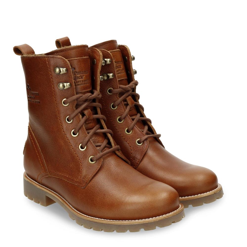 Imagen 6 de Botas militares en piel con forro de pelo natural - Cuero Cuero