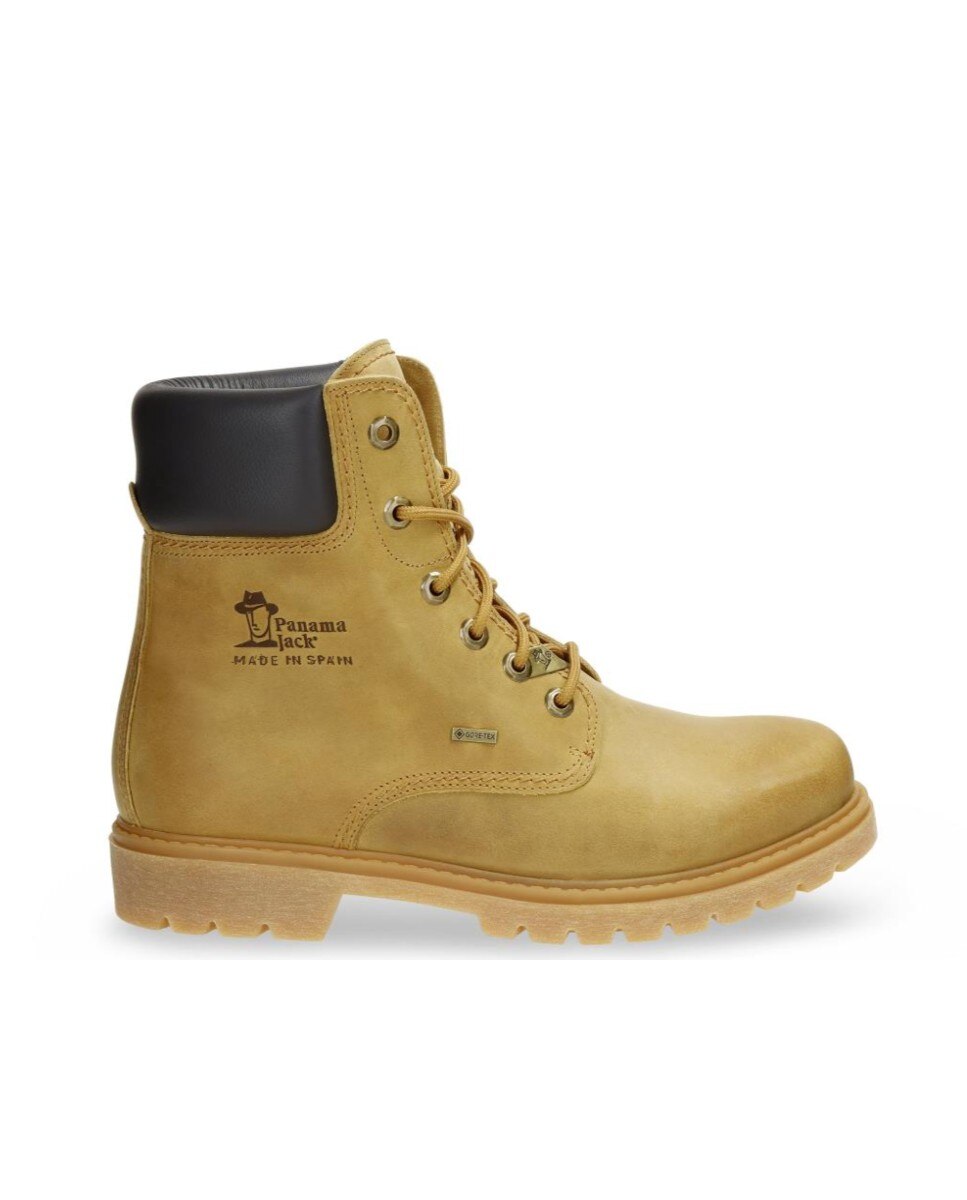 Imagen 1 de Bota de cordones en piel con forro de goretex - Panama Jack - Camel Camel
