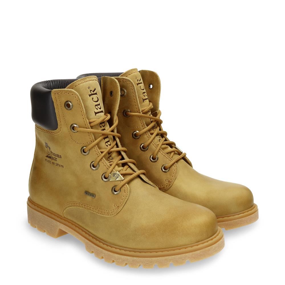 Imagen 5 de Bota de cordones en piel con forro de goretex - Panama Jack - Camel Camel
