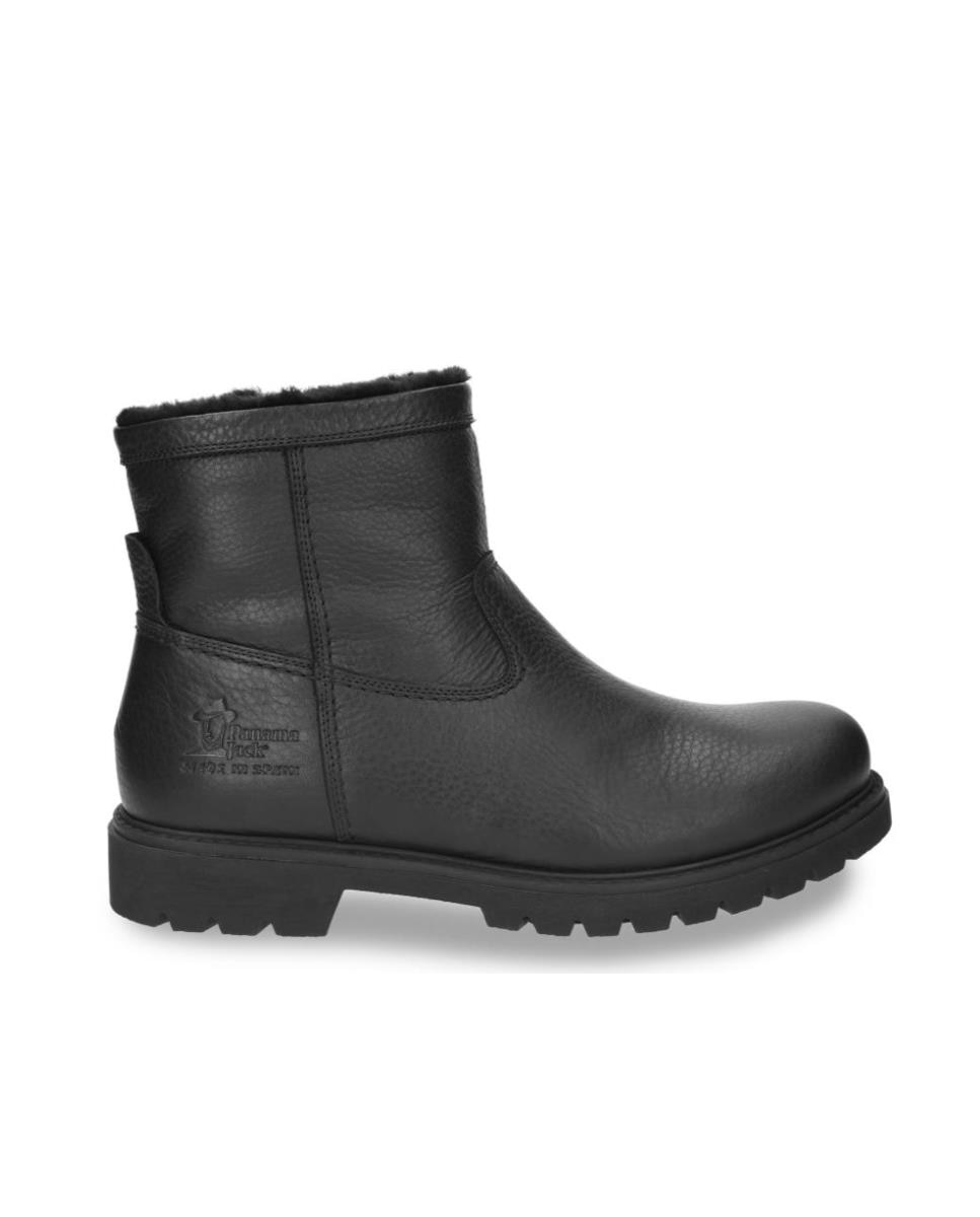 Botas de hombre en piel en color negro