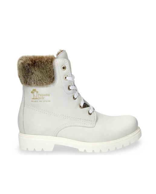 Imagen 0 de Botas de mujer en piel en color blanco