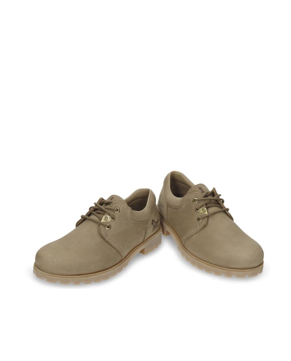 Zapatos de cordones en piel con forro de piel - Panama Jack - Piedra Piedra-3