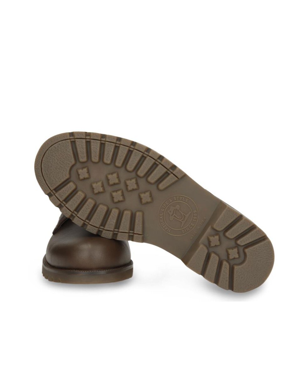 Zapatos de cordones de hombre en marrón en piel Waterproof con forro Gore-Tex - Panama Jack - Gris claro Gris claro-4