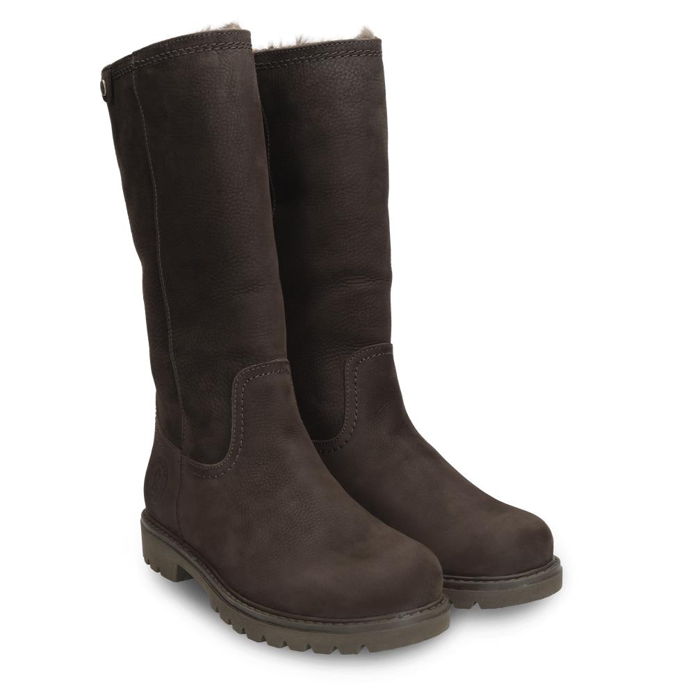 Imagen 7 de Botas en piel con forro de pelo sintético - Panama Jack - Marrón oscuro Marrón oscuro
