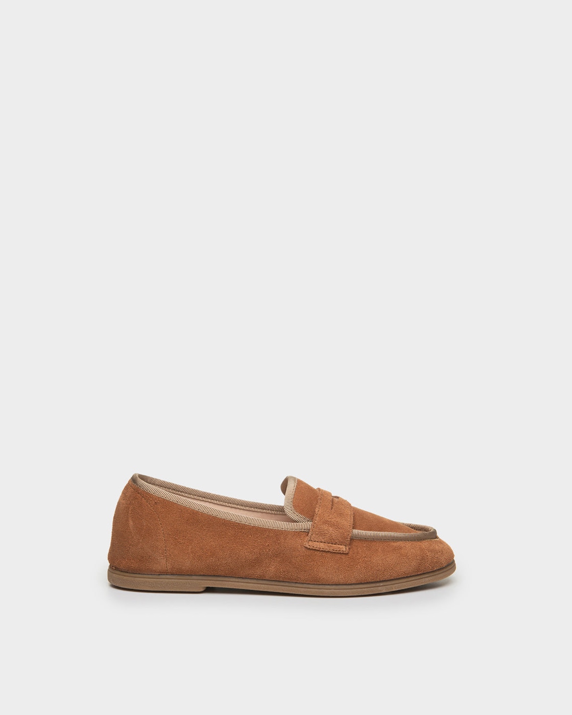 Macarena - Mocasines en serraje para mujer.