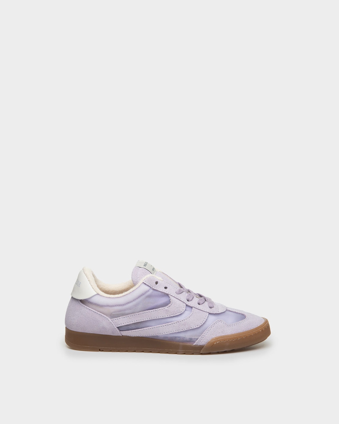 Zapatillas deportiva en serraje y mesh - Macarena - Purpura Purpura-3