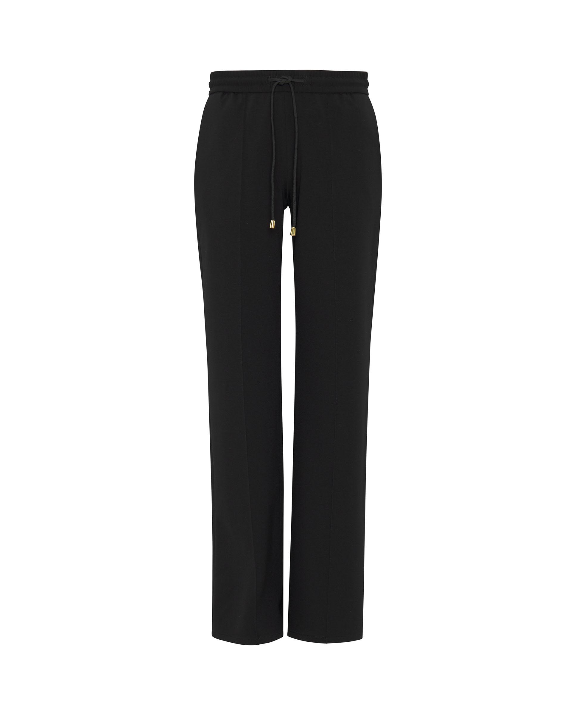 Pantalón jogger de mujer stretch en tejido técnico - Mirto - Negro Negro-4