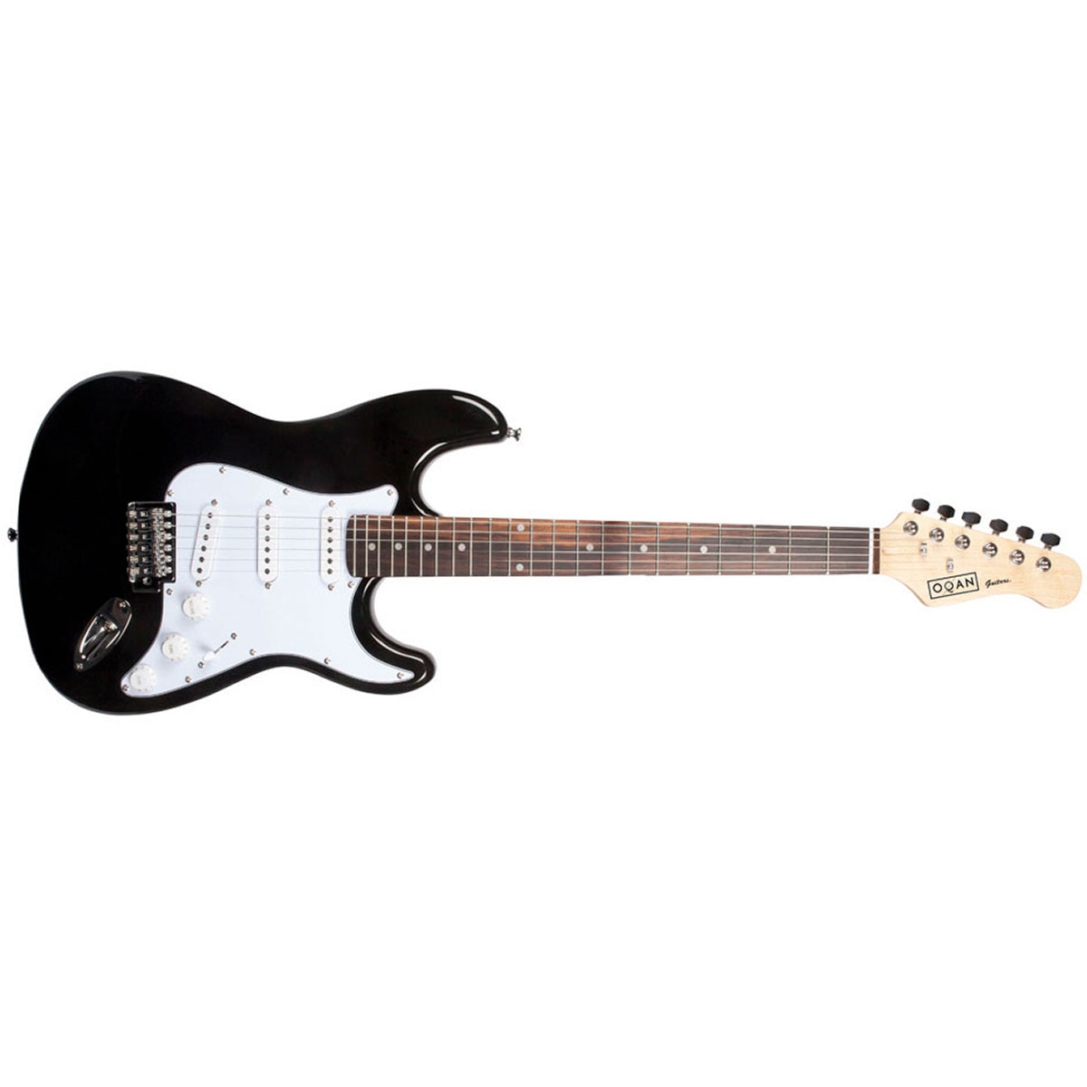 Imagen 0 de Guitarra eléctrica St Oqan Qge-St10 Bk Black Negro