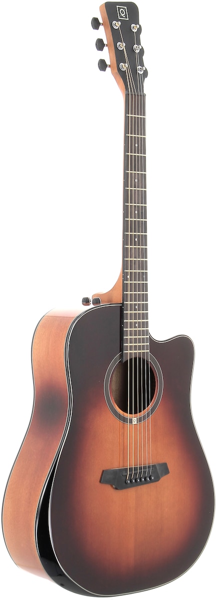 Guitarra electroacústica de 6 cuerdas Oqan Qga-100Ce Sbg (Preamp) Multicolor-1