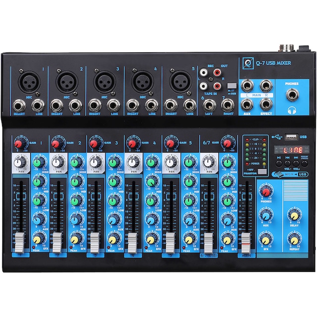 Imagen 0 de Mesa de Mezclas Oqan Mixer Q7 Mk2 USB