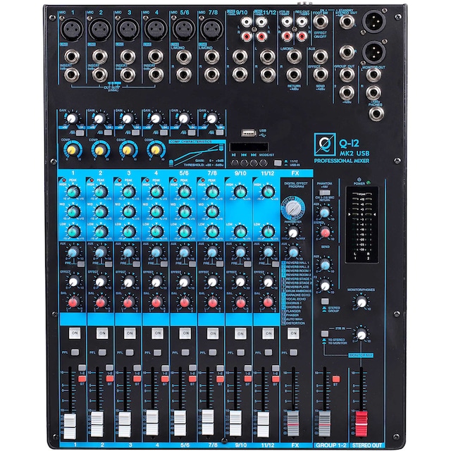 Imagen 0 de Mesa de Mezclas Oqan Mixer Q12 Mk2 USB