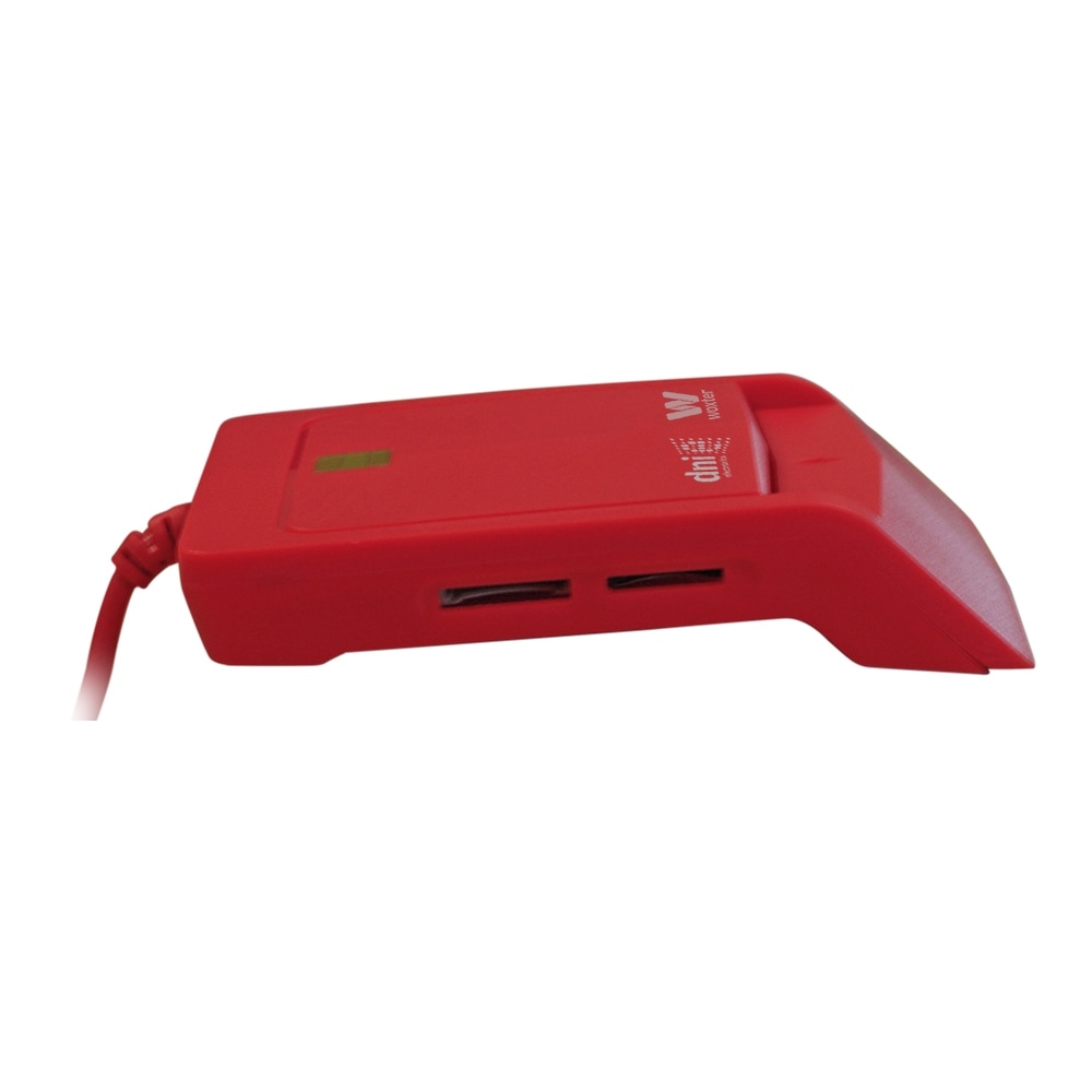 Lector DNI Electrónico Combo Woxter, Lector de tarjetas, USB, - Rojo Rojo-2