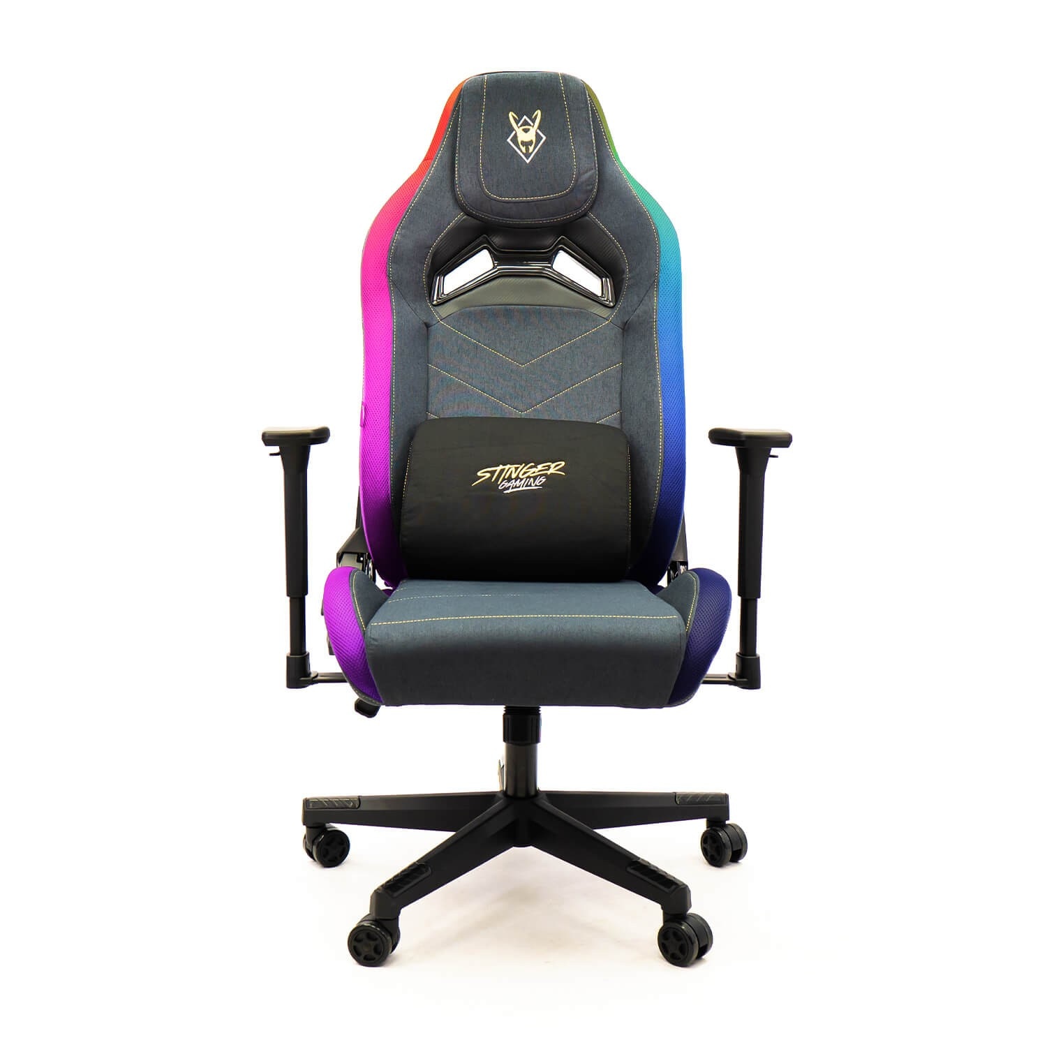 WOXTER - Silla Gaming LED Woxter Stinger Station Elite RGB, con luces LED configurables.