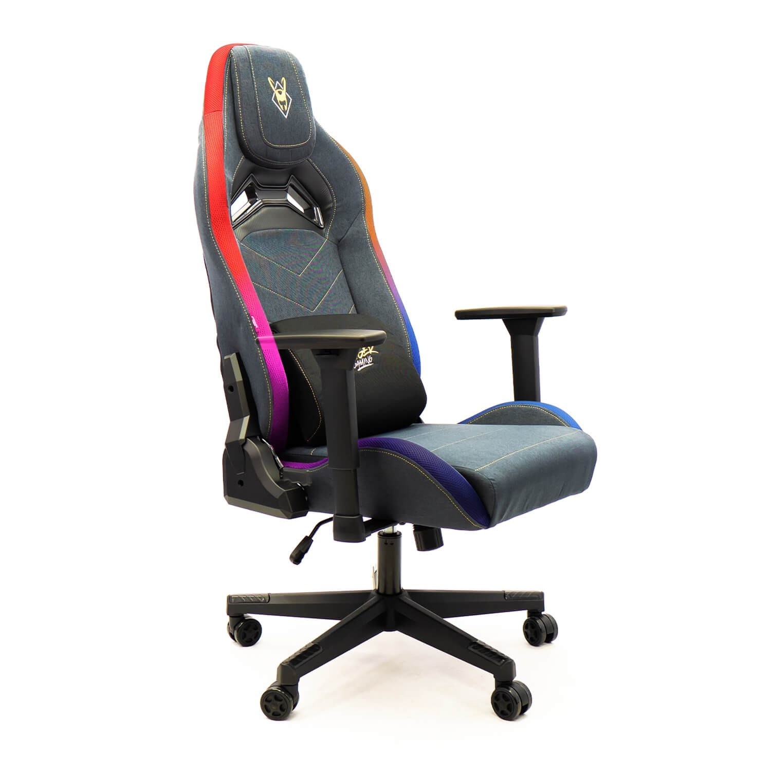 Silla Gaming LED Woxter Stinger Station Elite RGB, con luces LED configurables - Negro Negro-3