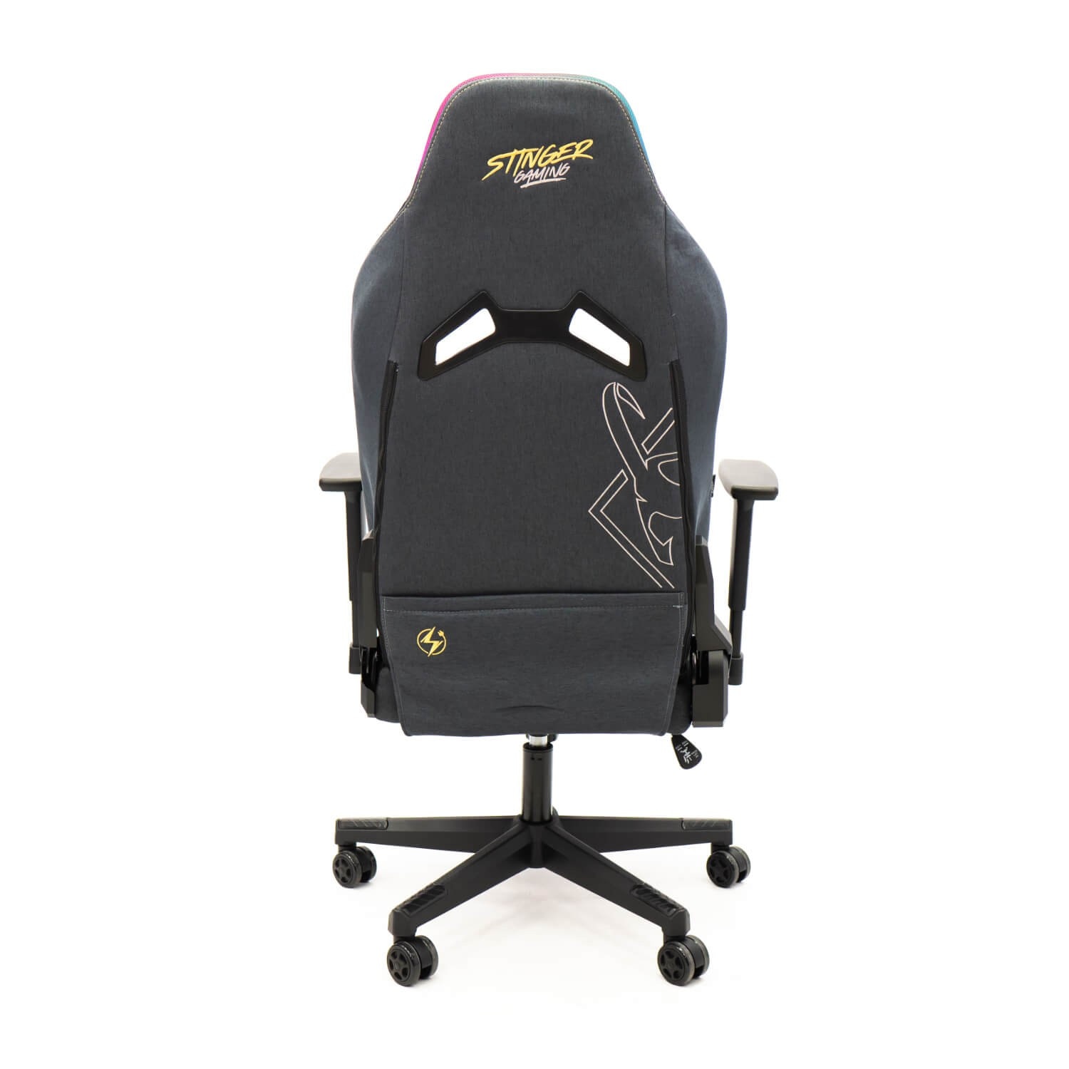 Silla Gaming LED Woxter Stinger Station Elite RGB, con luces LED configurables - Negro Negro-4