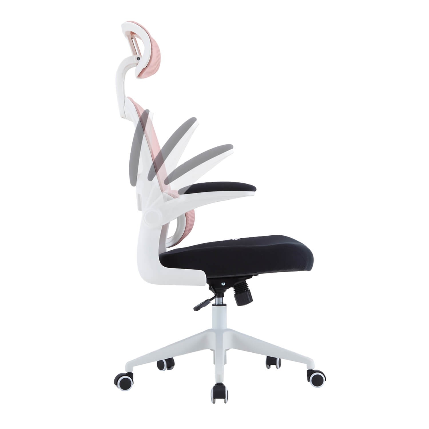 Silla de escritorio Woxter Ergo Pink - Rosa Rosa-3