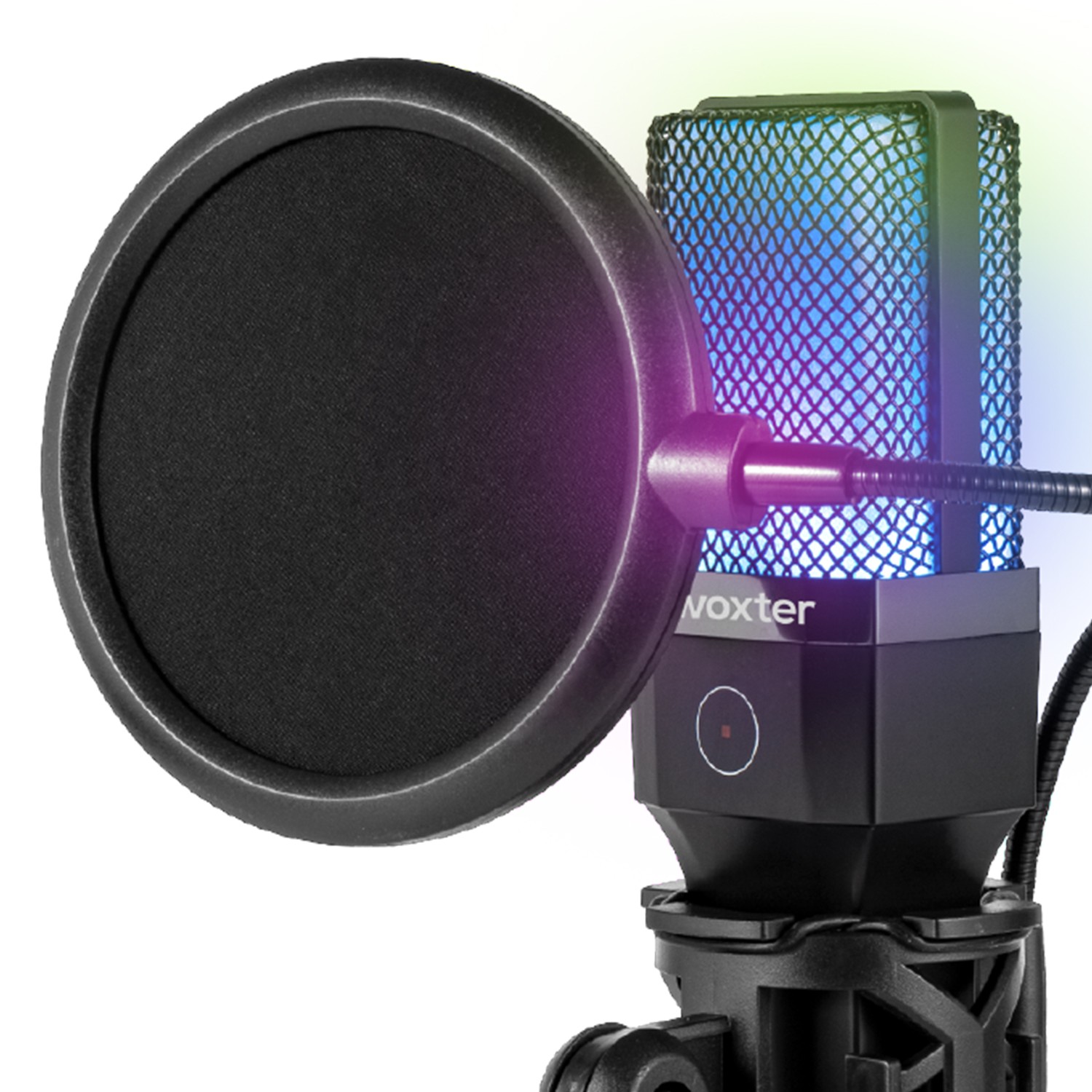 Imagen 6 de Micrófono de condensador Woxter Mic Studio 65 RGB - Negro Negro