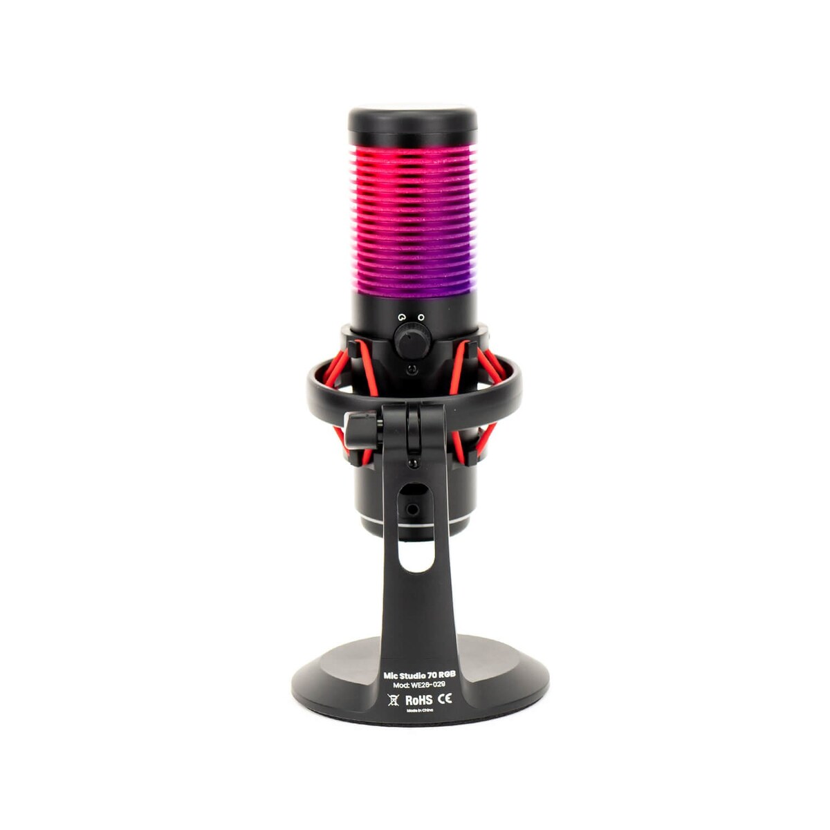 Micrófono de condensador Woxter Mic Studio 70 RGB Negro-5