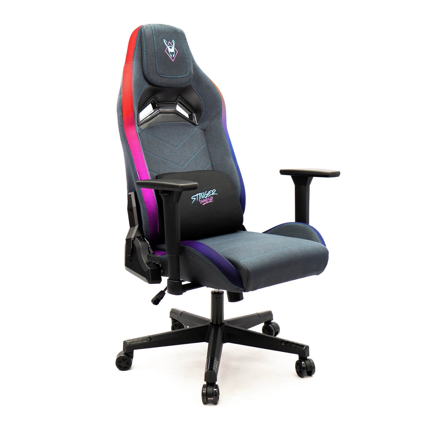 Silla Gaming RGB Woxter Stinger Station Elite Neon - Negro Negro-3