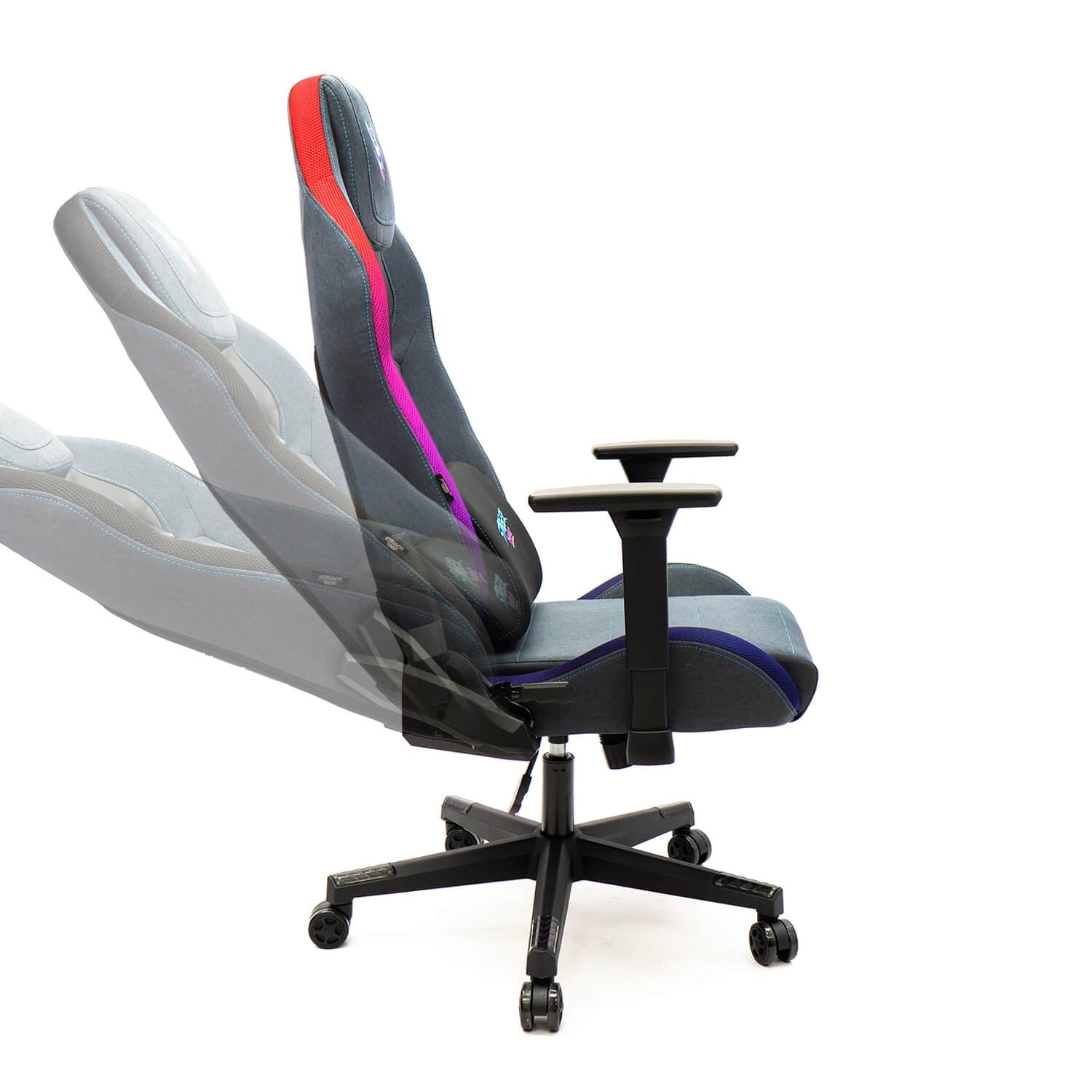 Silla Gaming RGB Woxter Stinger Station Elite Neon - Negro Negro-5