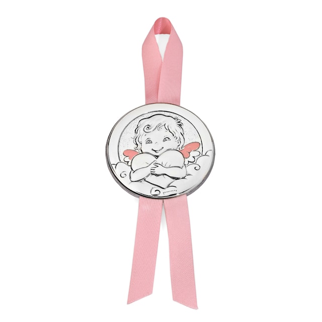 Imagen 0 de Medalla de cuna Angel con Corazón Pedro Durán