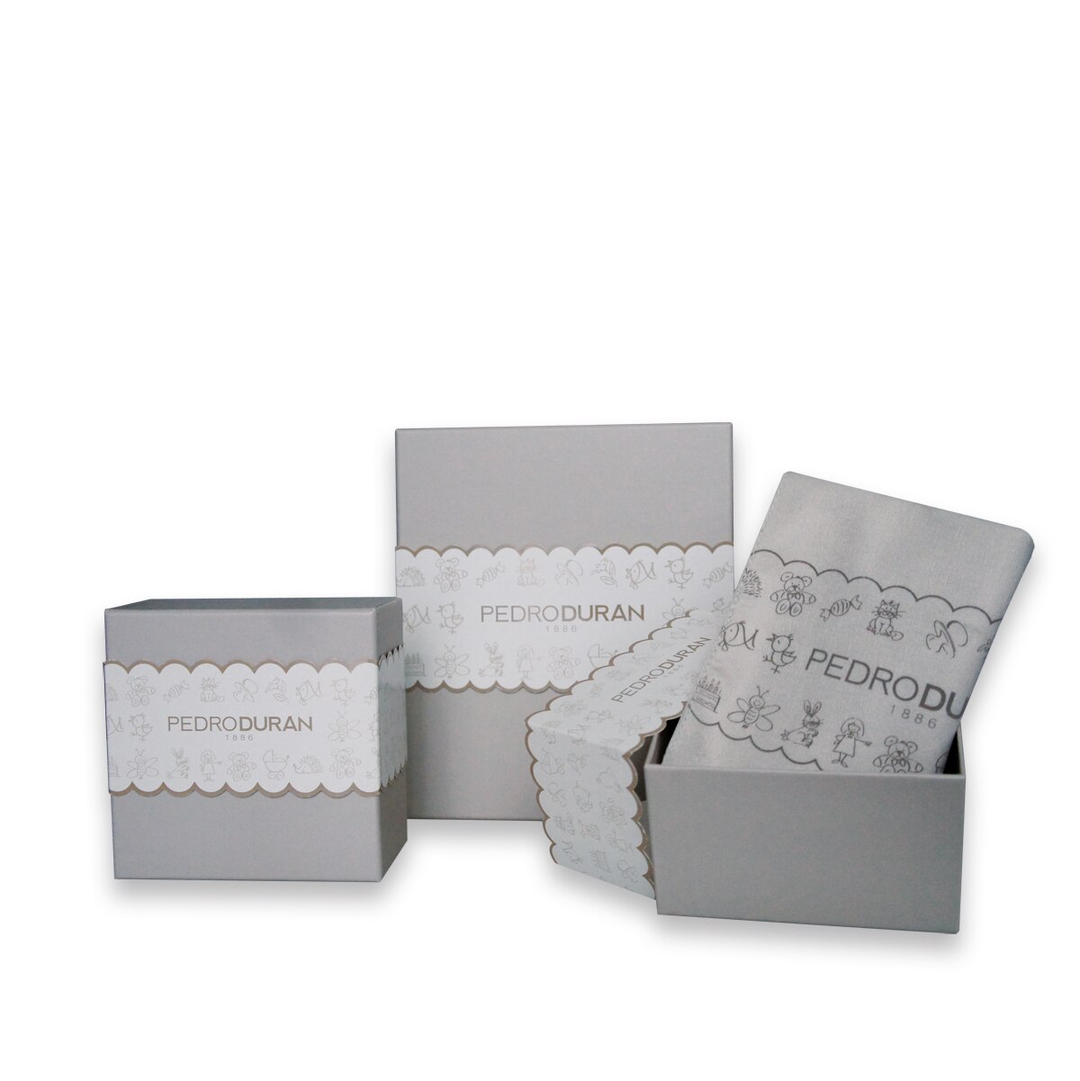 Set de cubiertos Osito Pedro Durán - Plata Plata-2