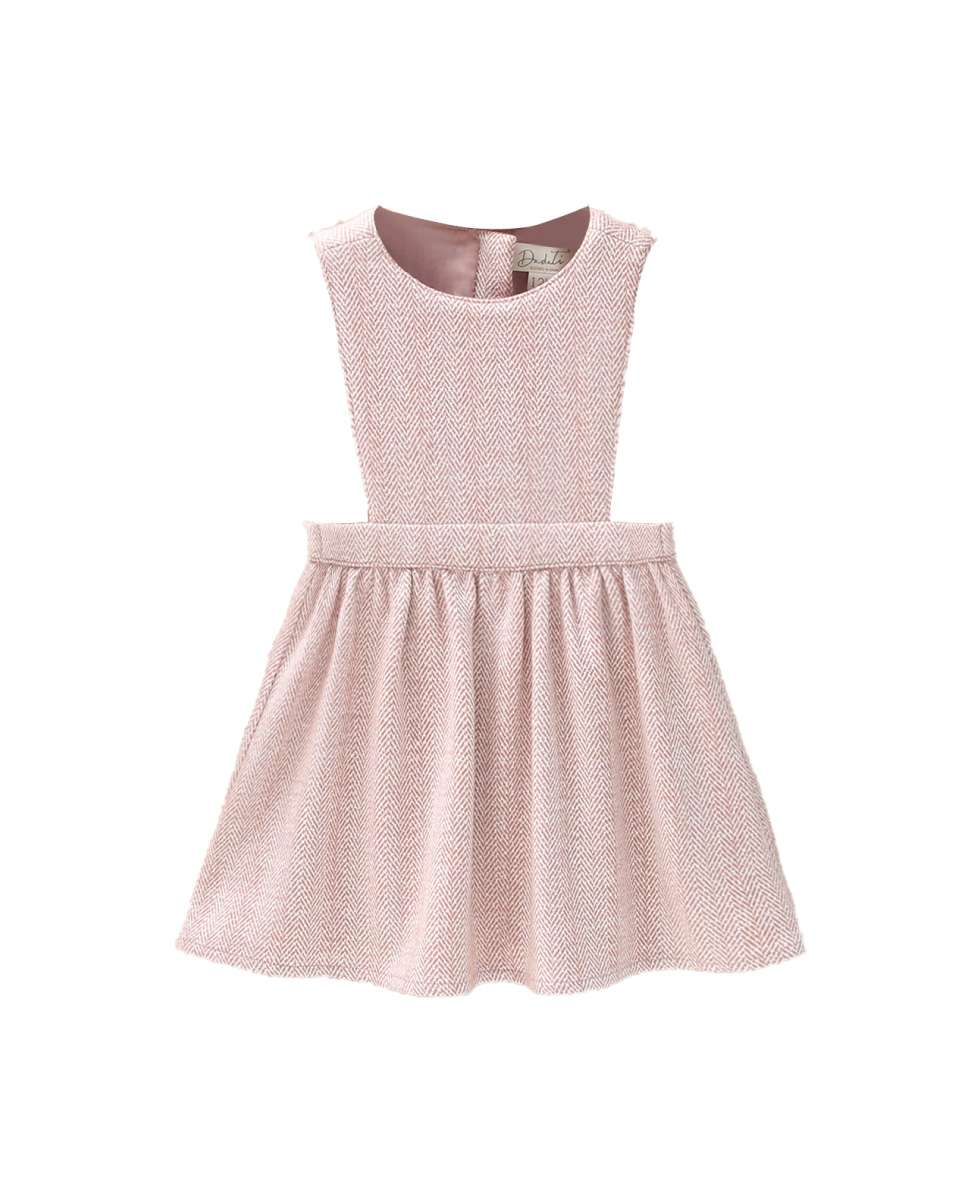 Imagem 0 de Vestido Curto para Bebé em Tecido de Espiga