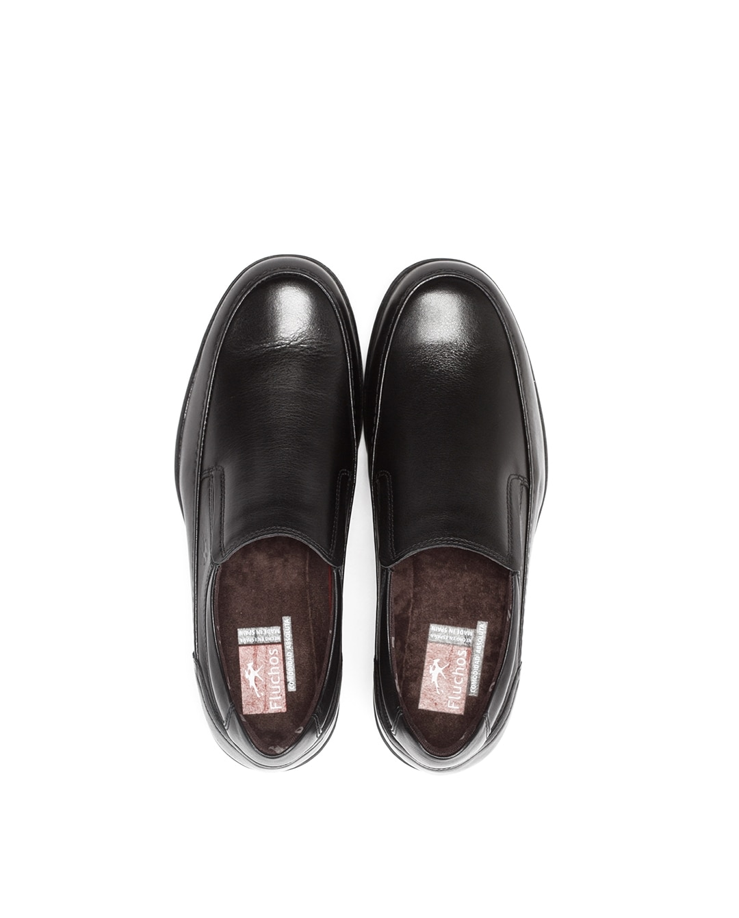 Mocasines de hombre fabricados en piel - Fluchos - Negro Negro-2