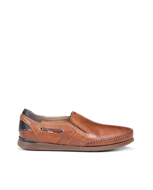 Imagen 0 de Mocasines de hombre  fabricados en piel